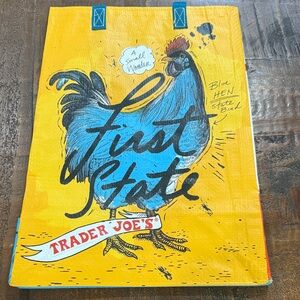 Diamond Supply Co. Blue and Yellow Tote Bag